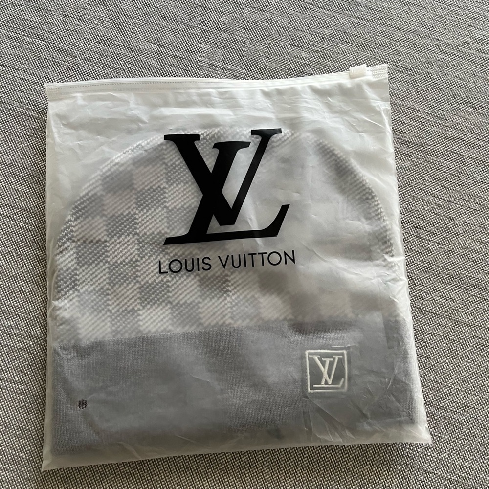 Louis Vuitton Gray Checkered Hat